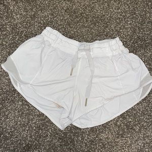 Size 4 Hottie Hot shorts with ties Lululemon